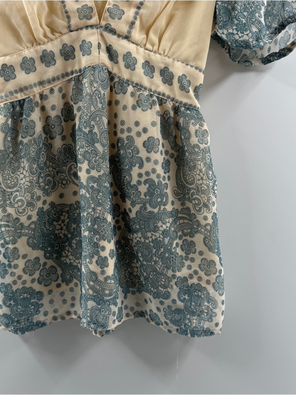 Vintage Charlotte Russe Y2K Floral Tie Back Top – Women’s Small - Picture 3 of 7